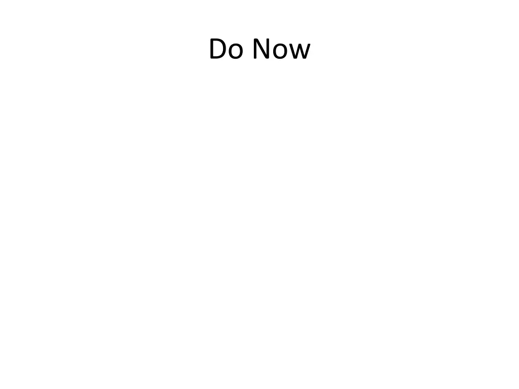 do now 2