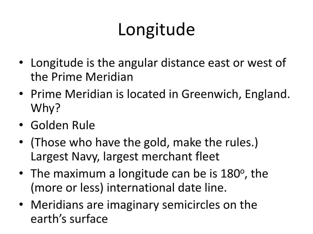 longitude 1