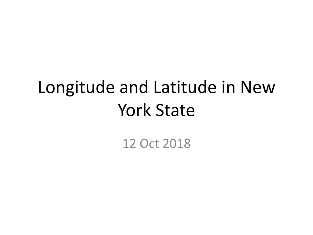 longitude and latitude in new york state