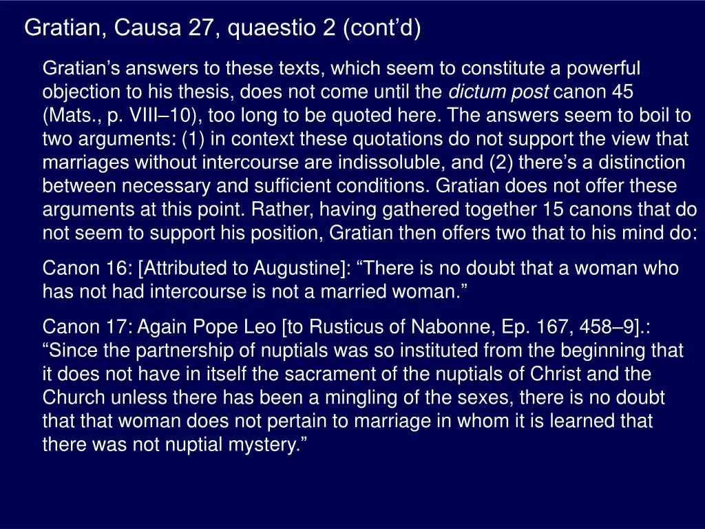 gratian causa 27 quaestio 2 cont d 5