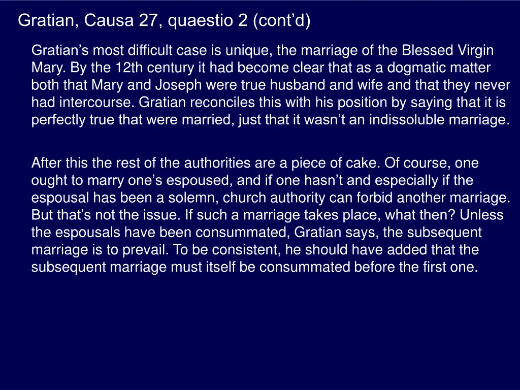 gratian causa 27 quaestio 2 cont d 8