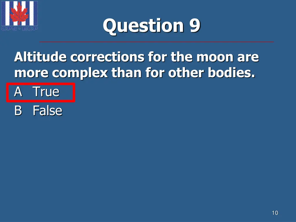 question 9