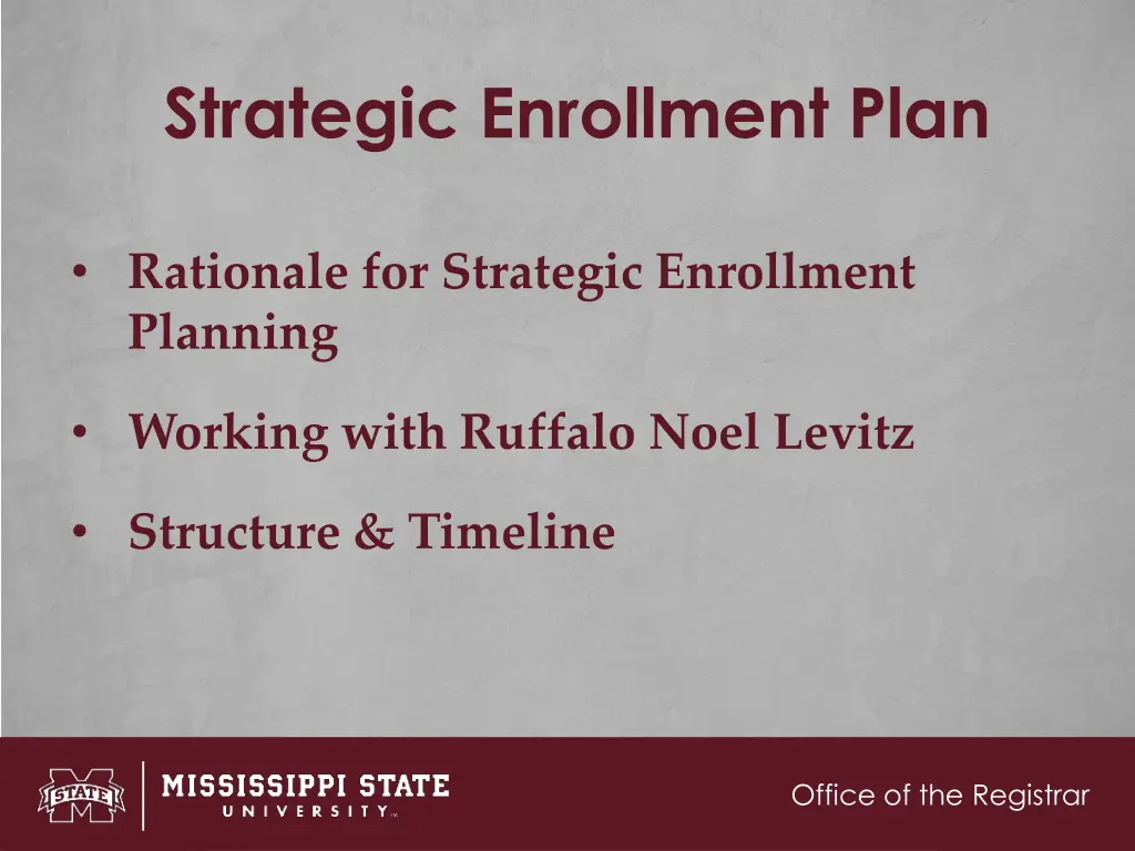 strategic enrollment plan