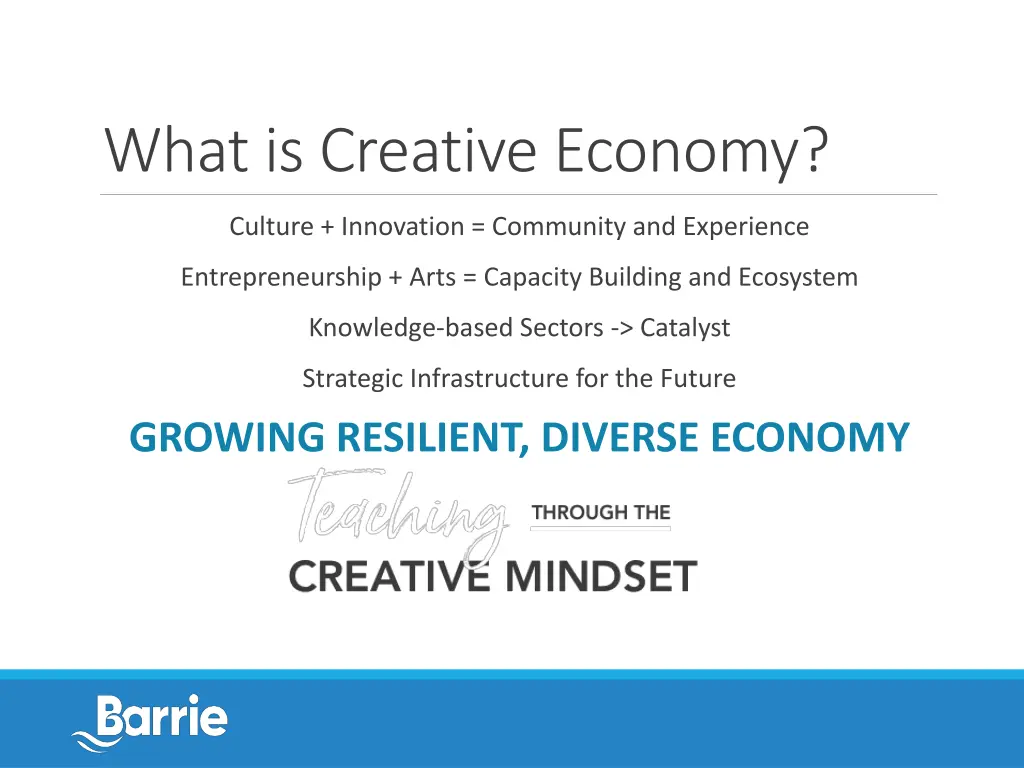 what is creative economy