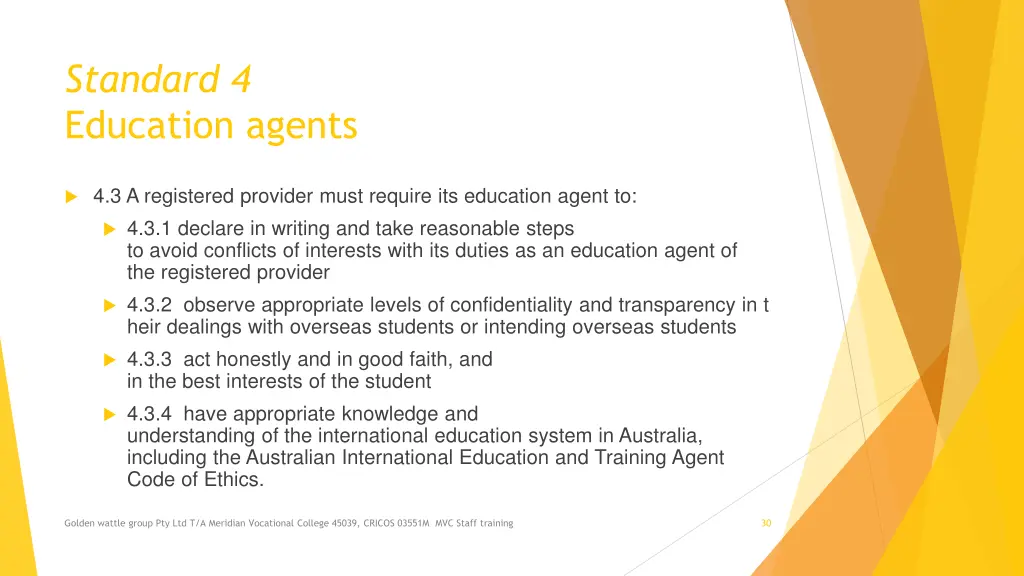 standard 4 education agents 3