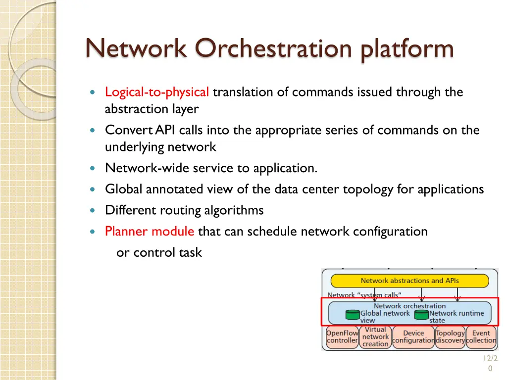 network orchestration platform