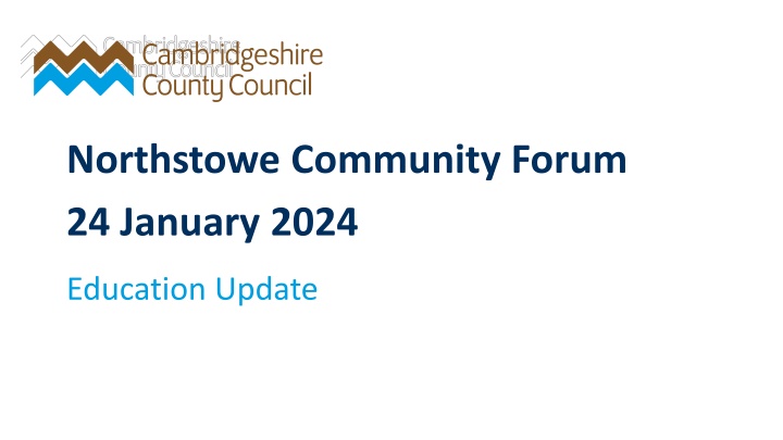 northstowe community forum 24 january 2024