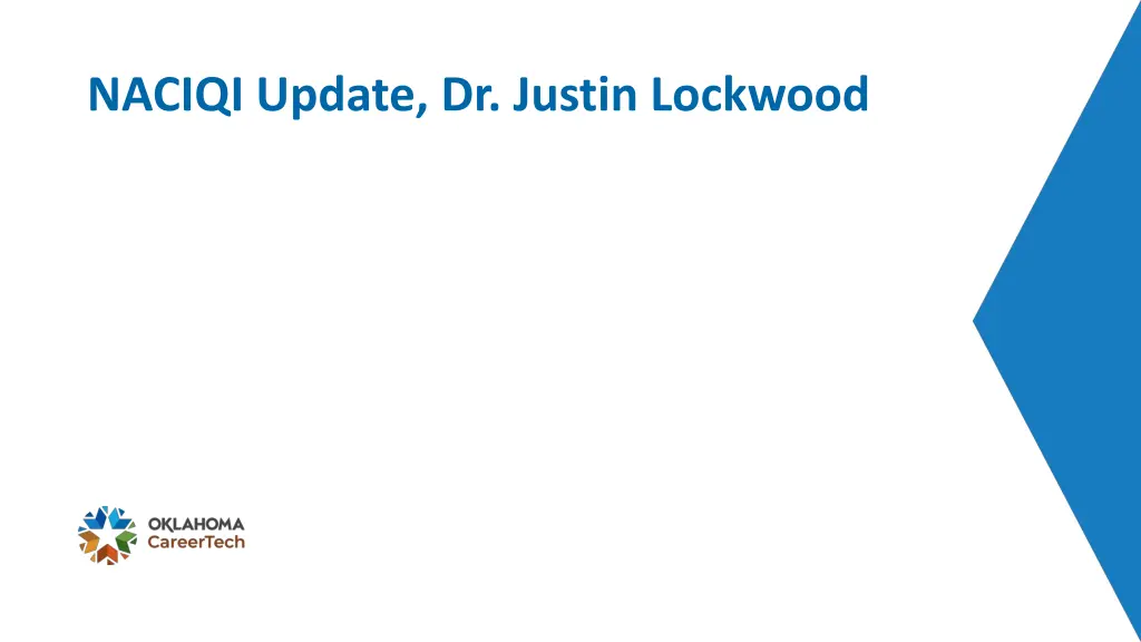 naciqi update dr justin lockwood