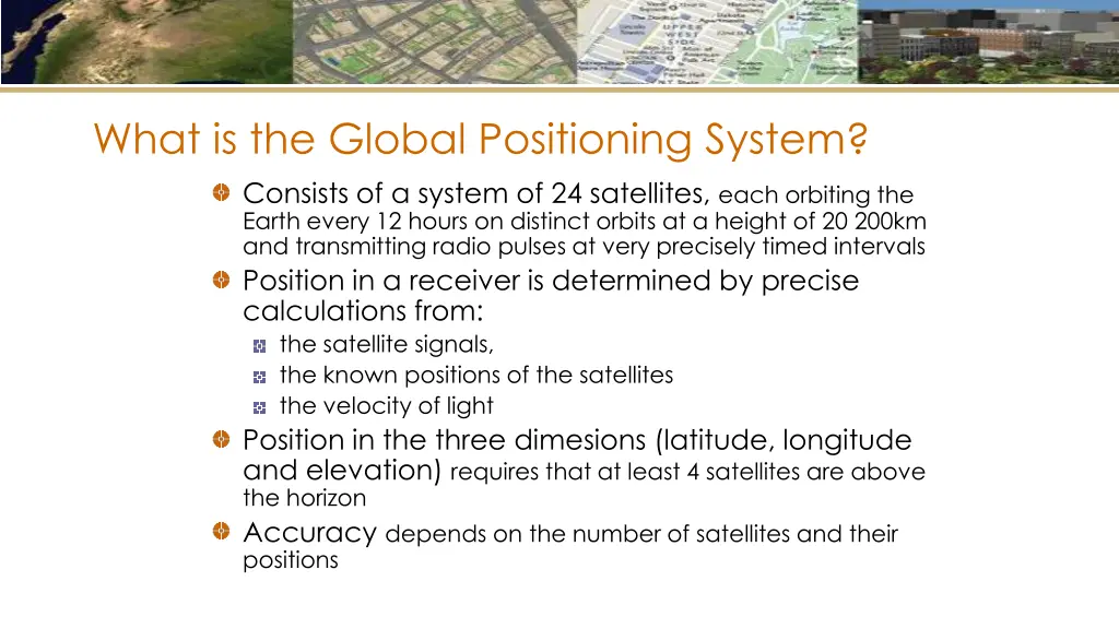 what is the global positioning system consists