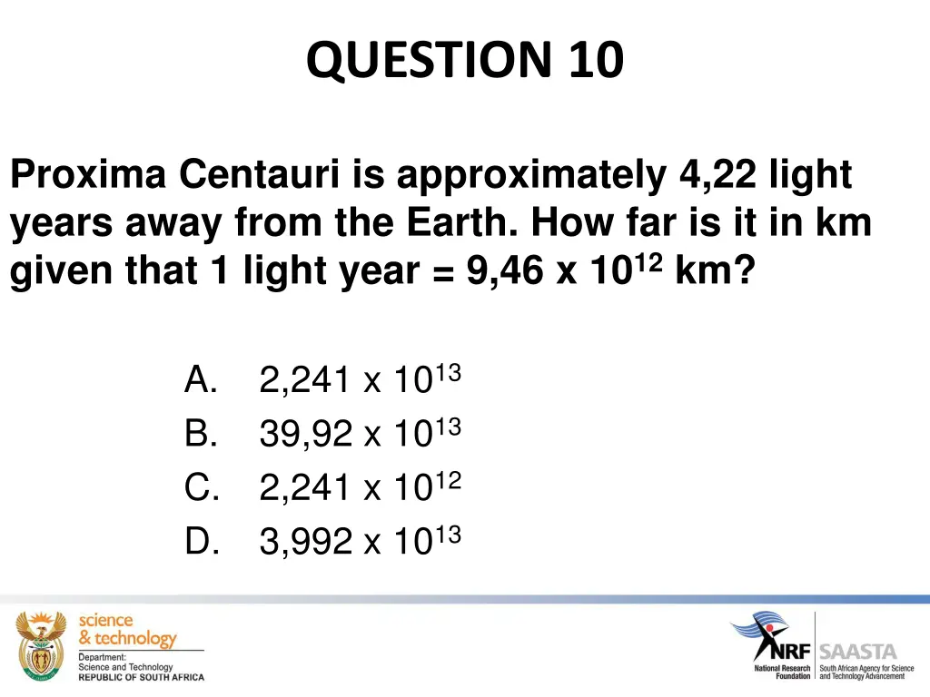 question 10