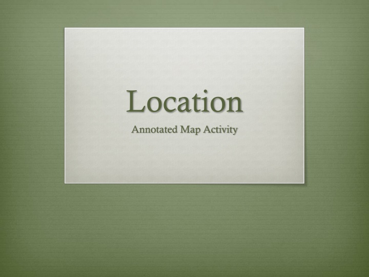 location annotated map activity