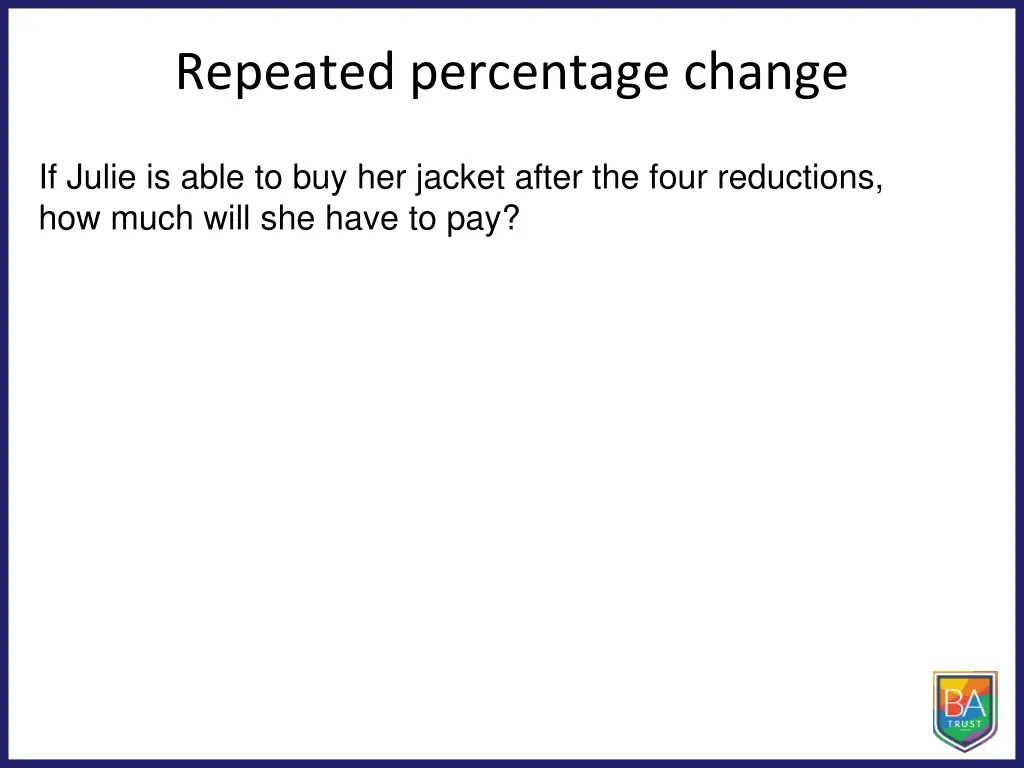 repeated percentage change 2