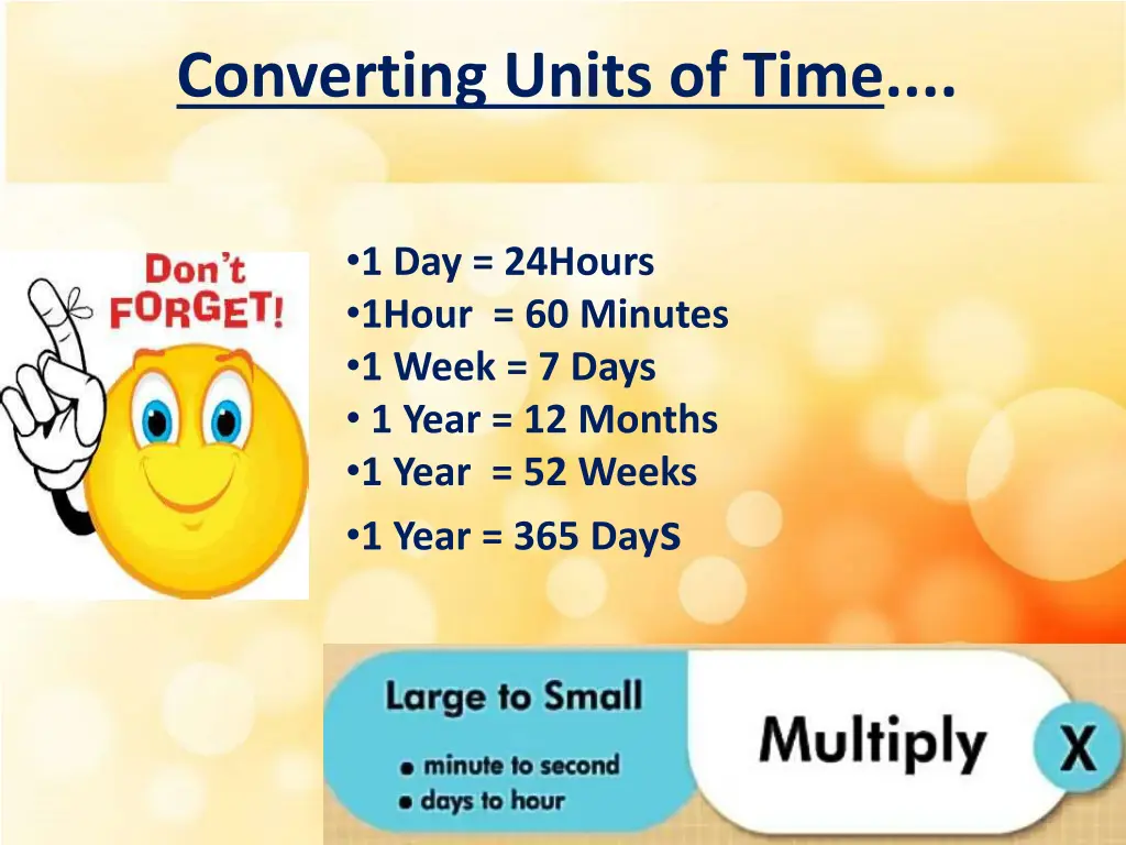 converting units of time