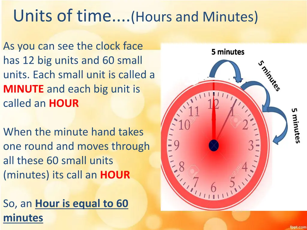 units of time hours and minutes