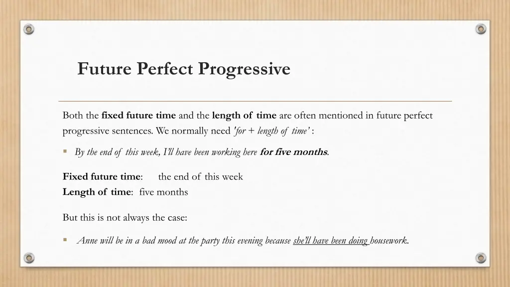 future perfect progressive 2