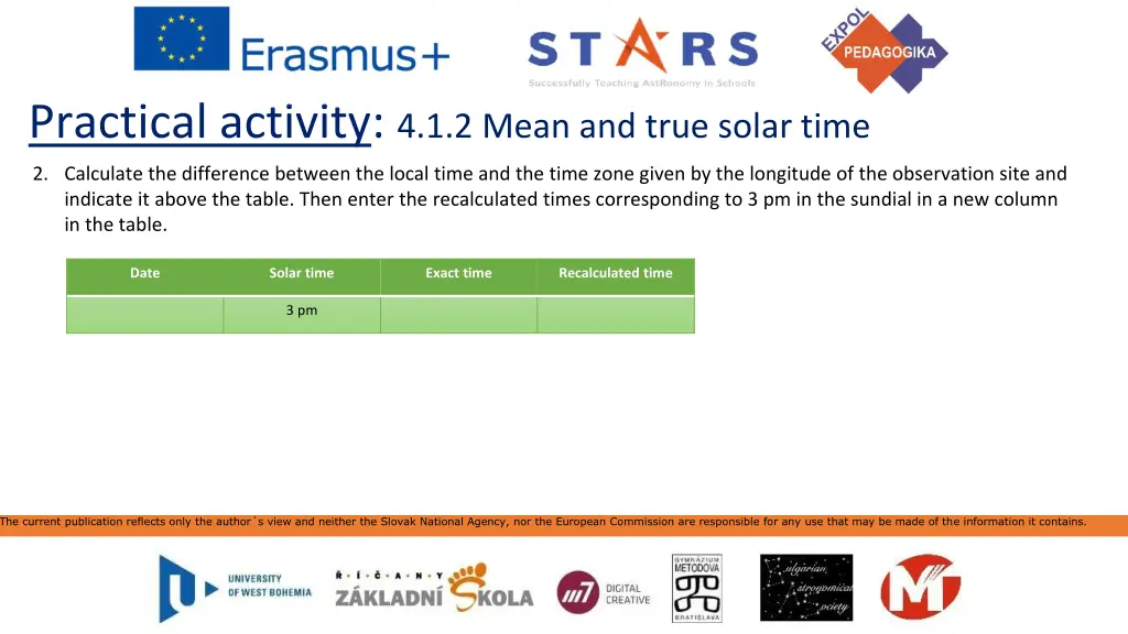 practical activity 4 1 2 mean and true solar time 2