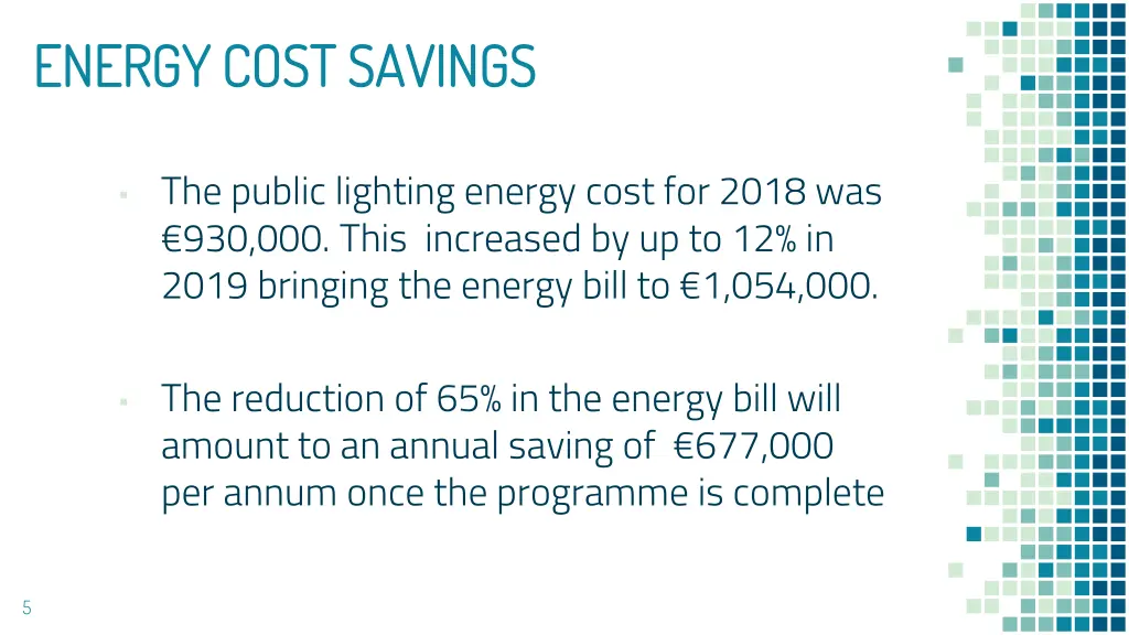 energy cost savings energy cost savings