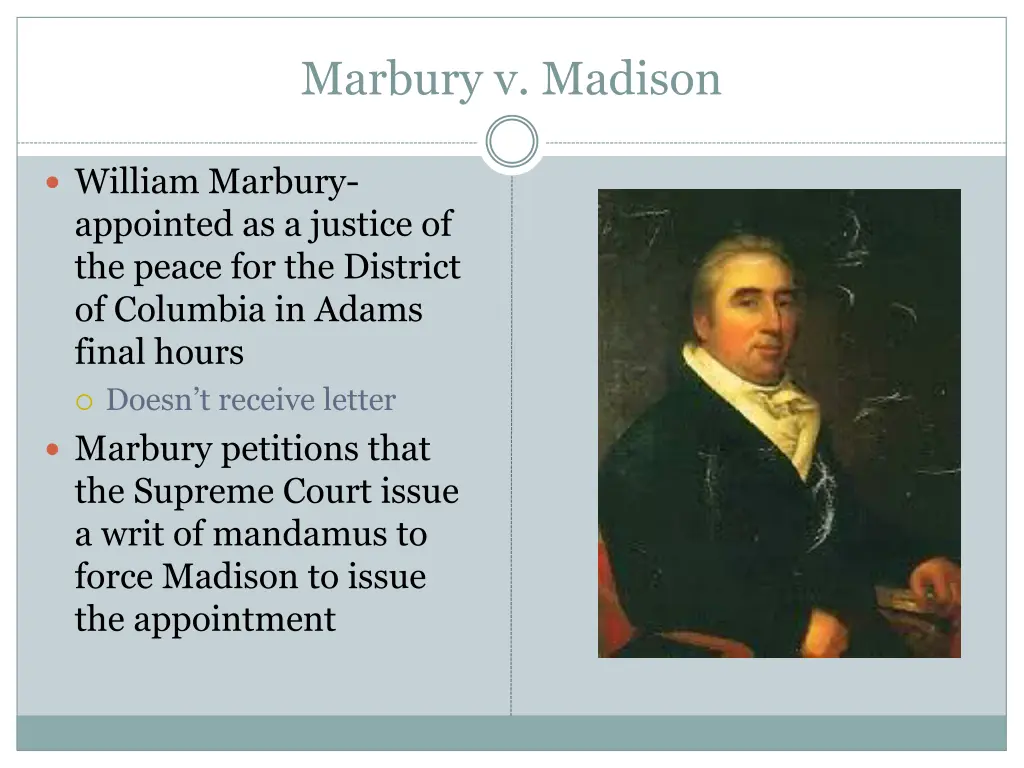 marbury v madison