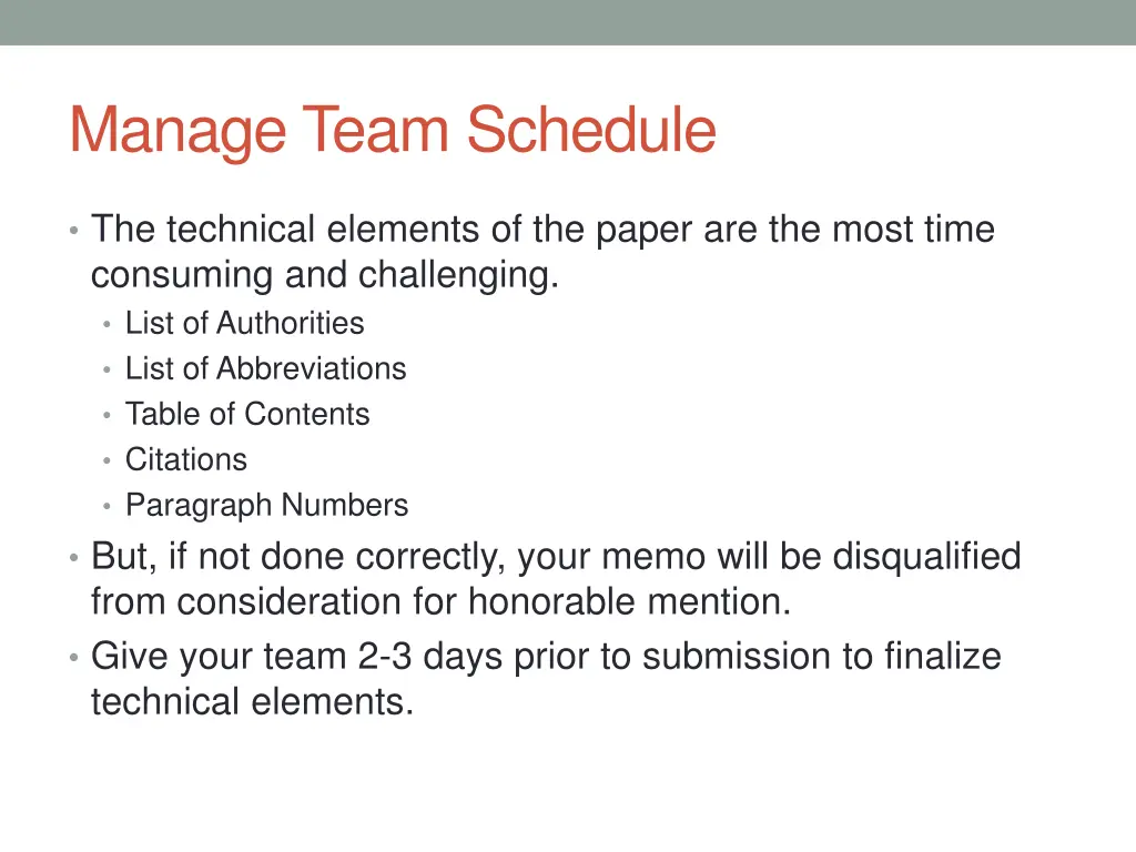 manage team schedule