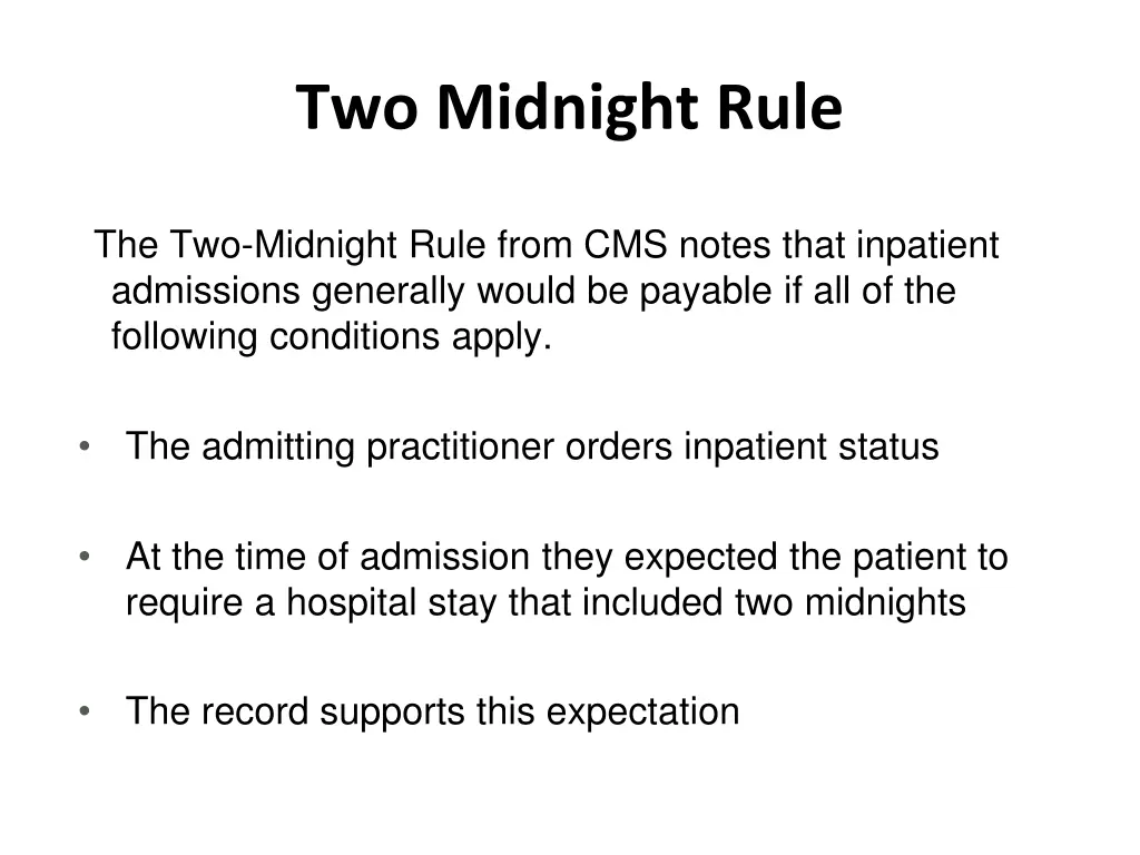 two midnight rule