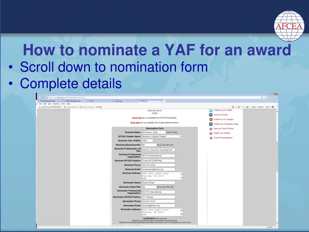 how to nominate a yaf for an award 3