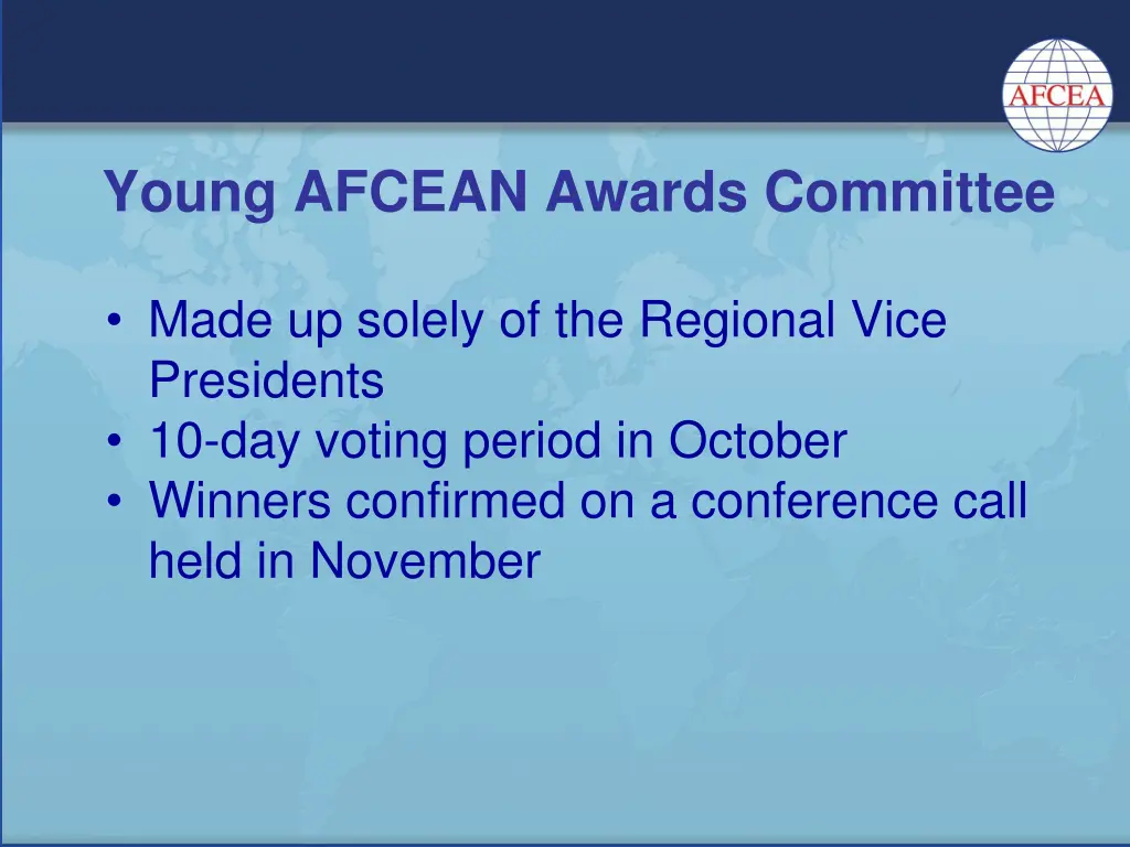 young afcean awards committee