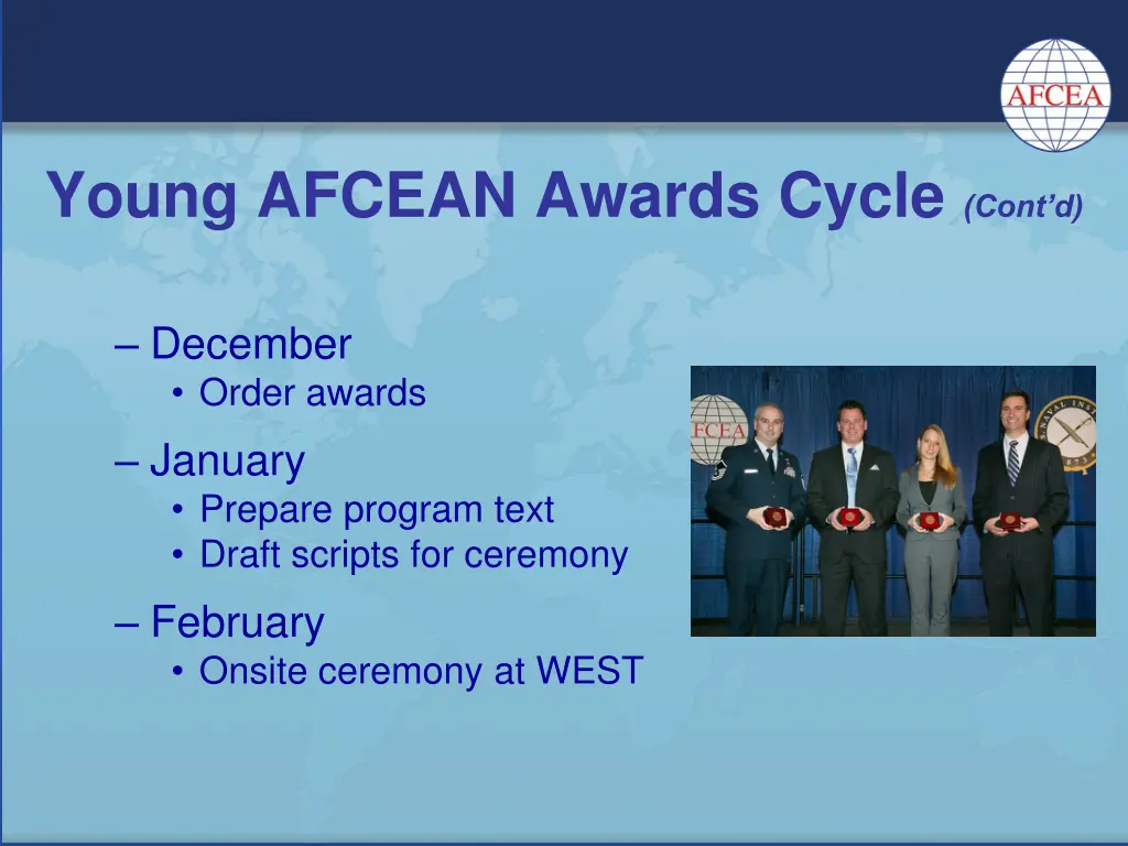 young afcean awards cycle cont d