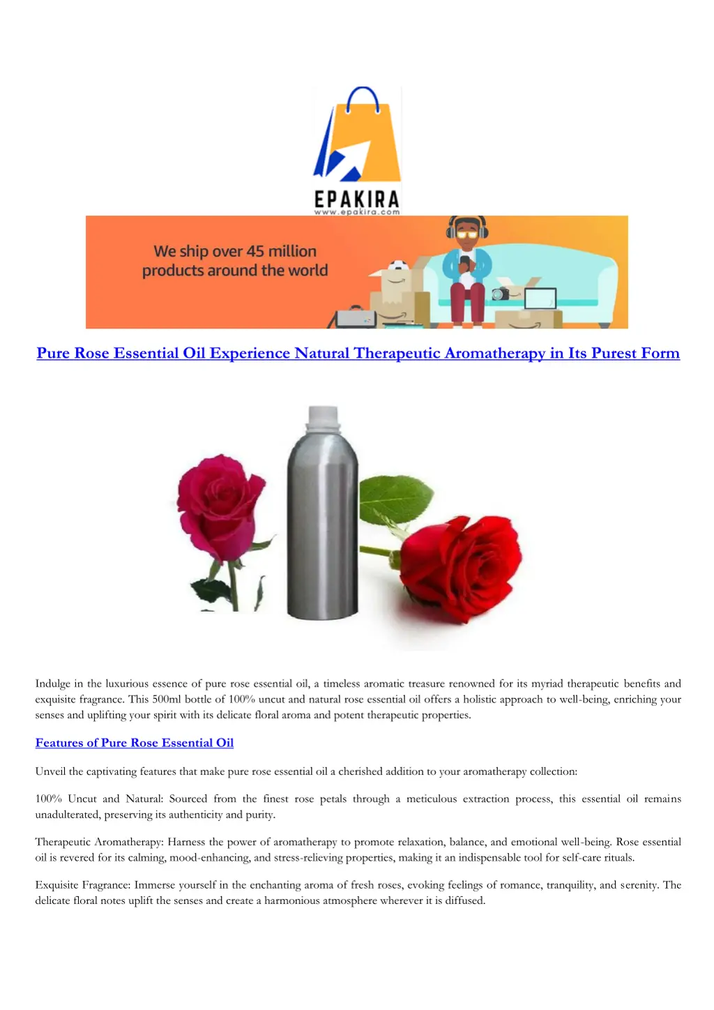 pure rose essential oil experience natural