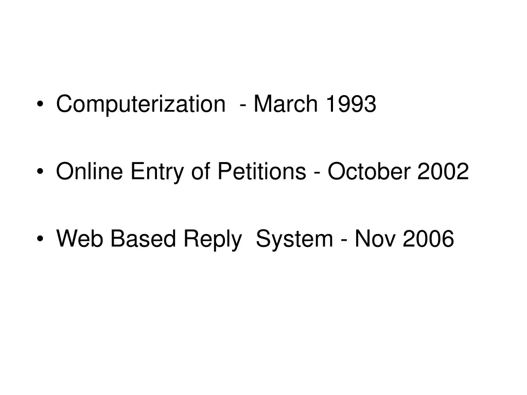 computerization march 1993