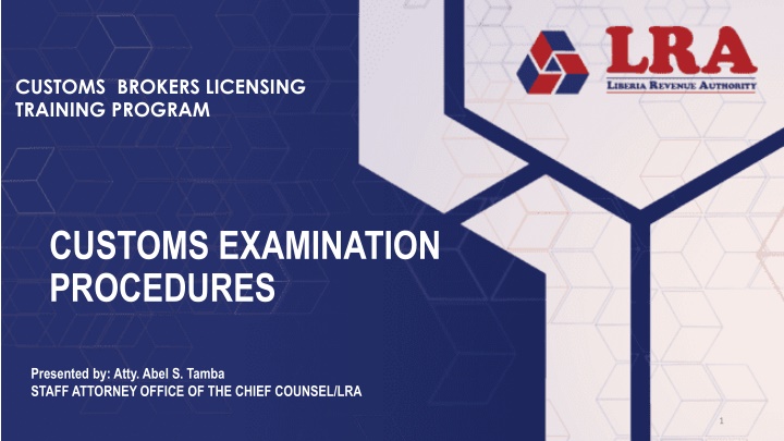 customs brokers licensing training program