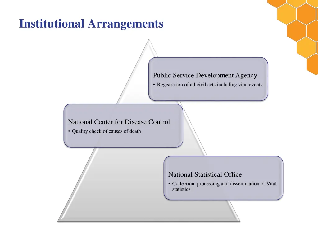 institutional arrangements