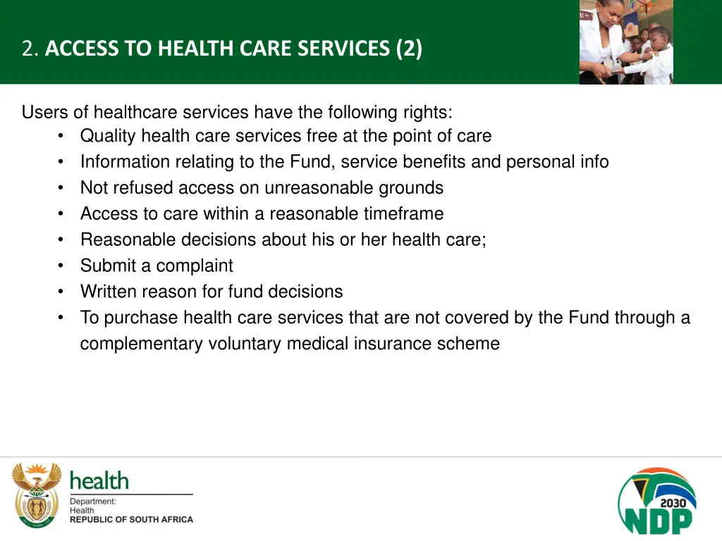 2 access to health care services 2