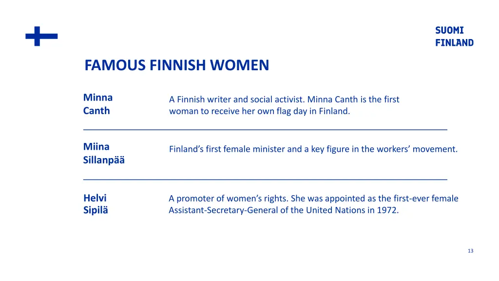 famous finnish women