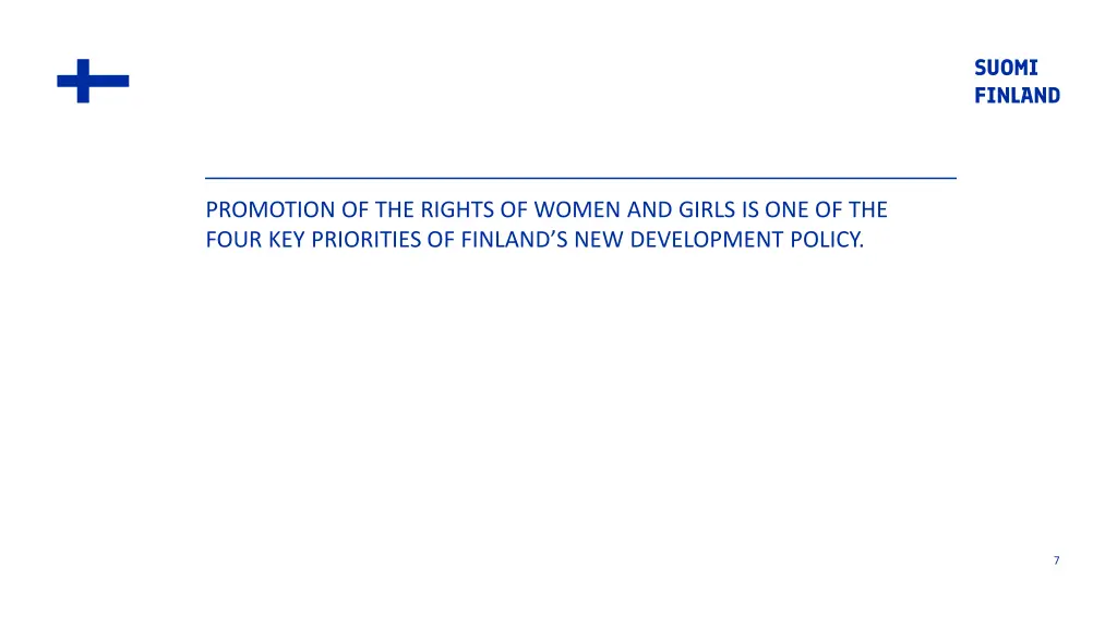 promotion of the rights of women and girls