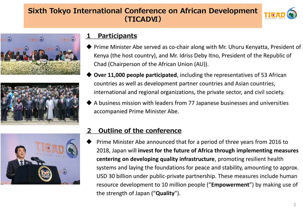 sixth tokyo international conference on african