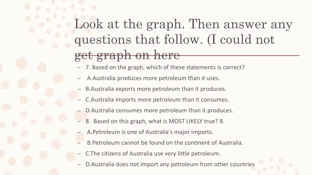 look at the graph then answer any questions that