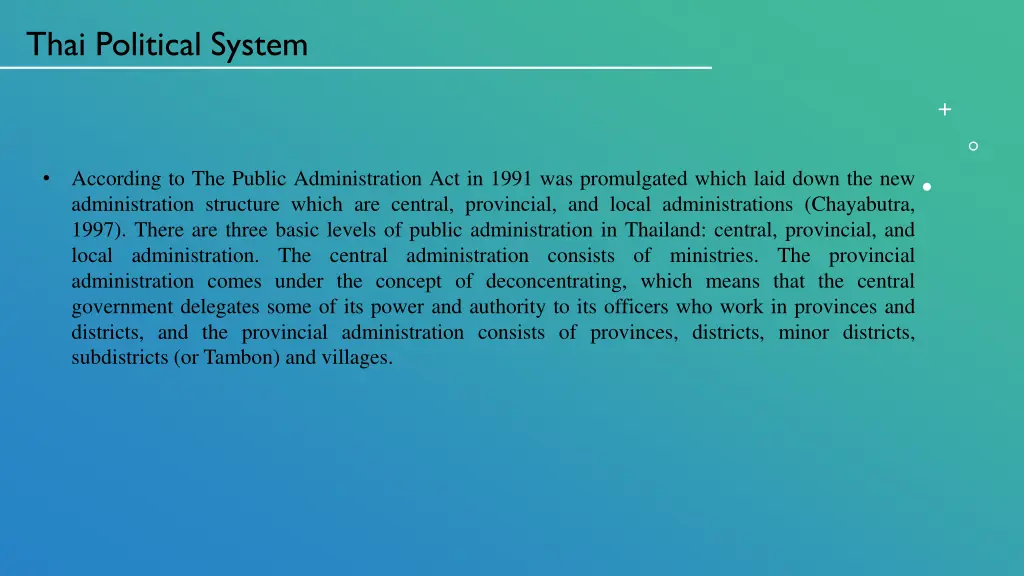 thai political system