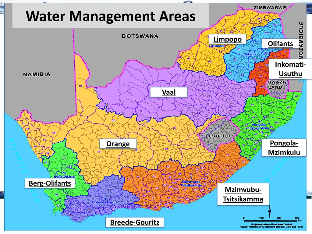 water management areas