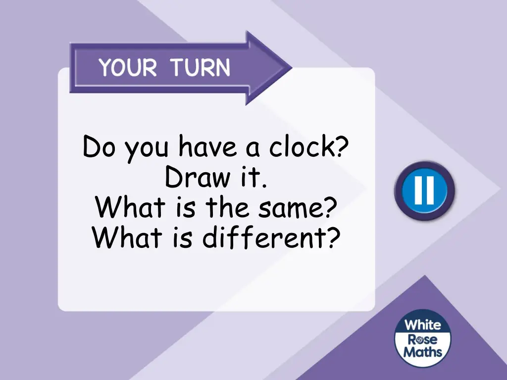 do you have a clock draw it what is the same what