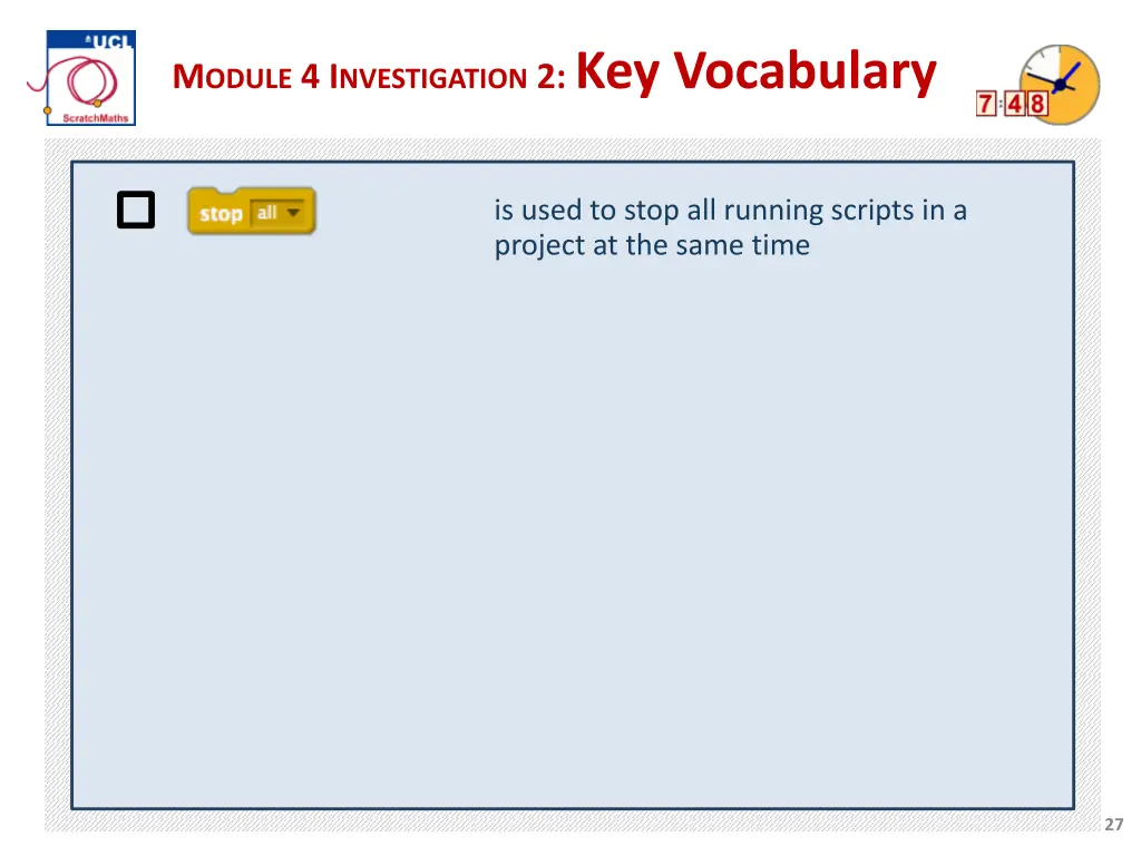 m odule 4 i nvestigation 2 key vocabulary