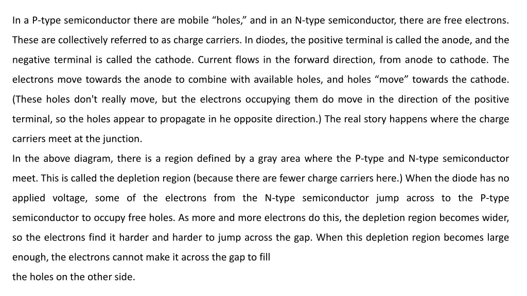 in a p type semiconductor there are mobile holes