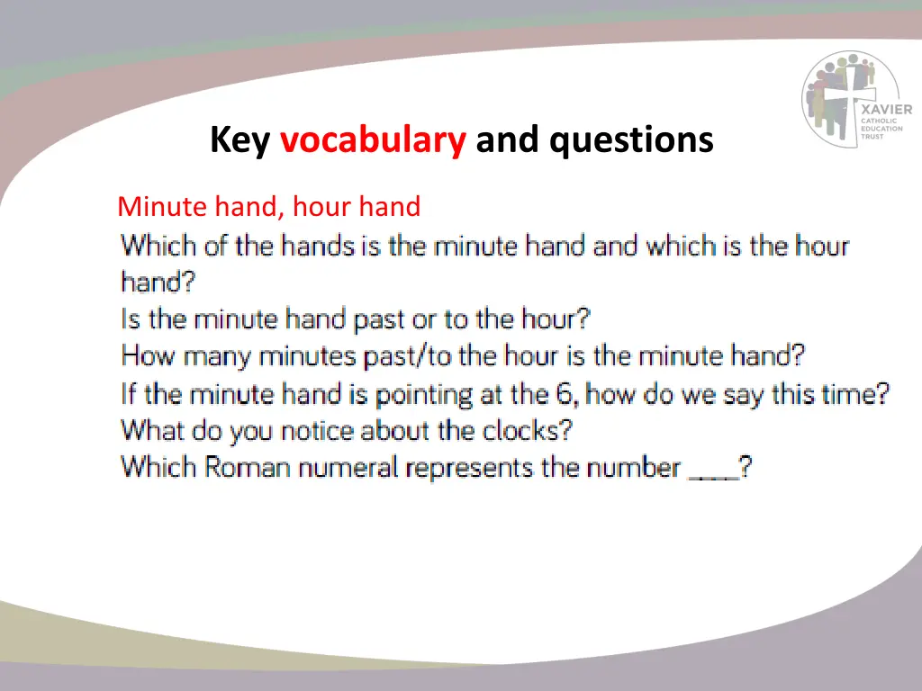 key vocabulary and questions 1