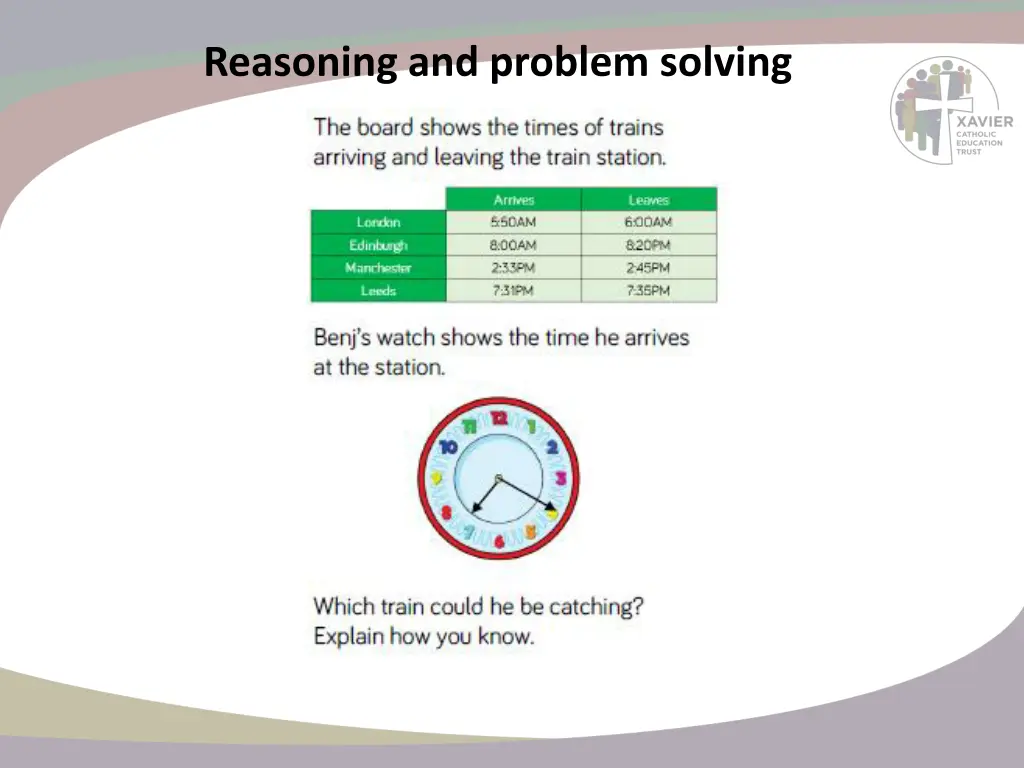 reasoning and problem solving 8