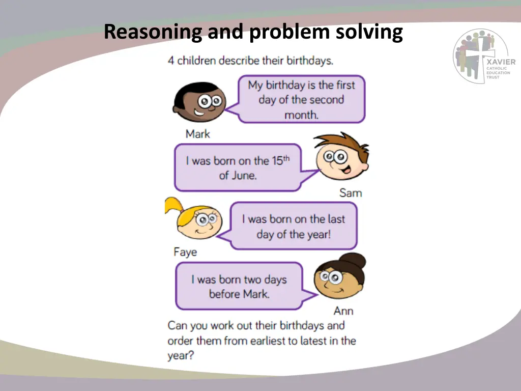 reasoning and problem solving