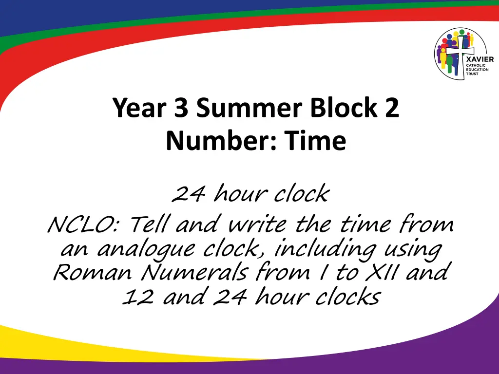 year 3 summer block 2 number time 5