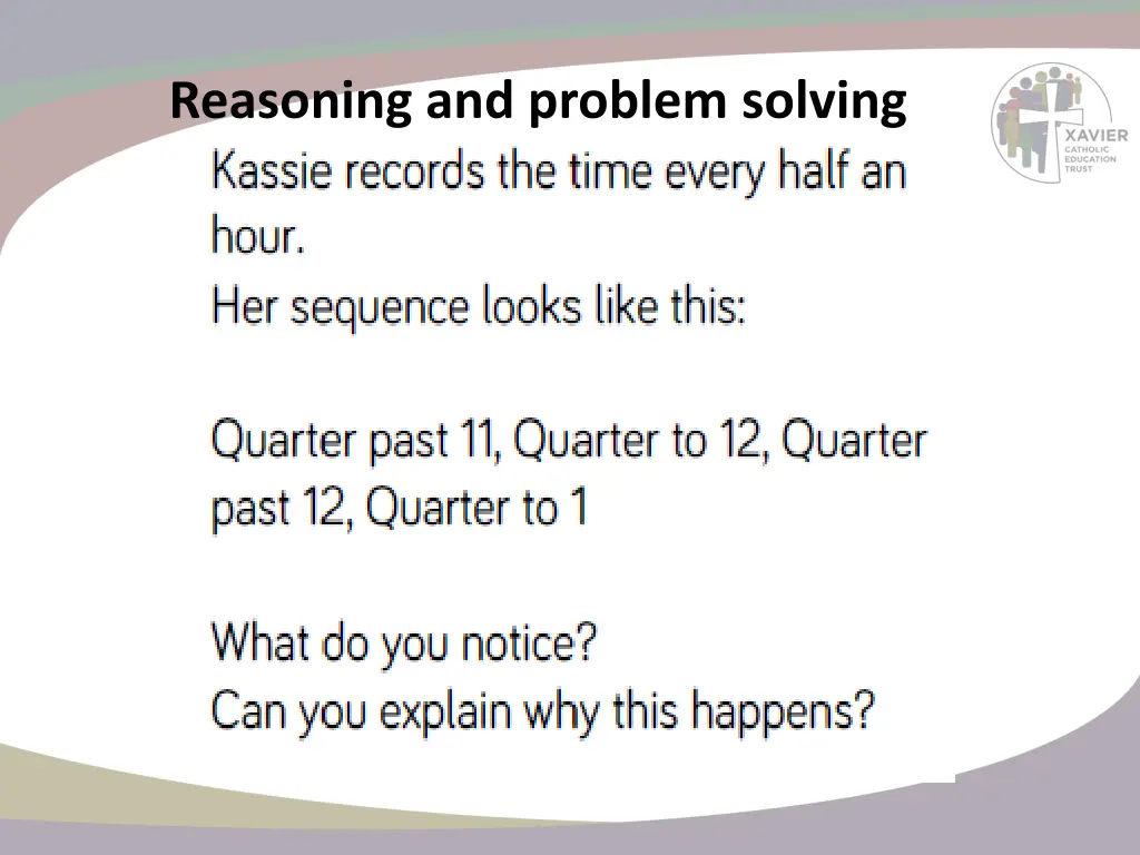 reasoning and problem solving 13