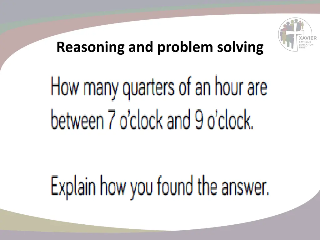 reasoning and problem solving 4