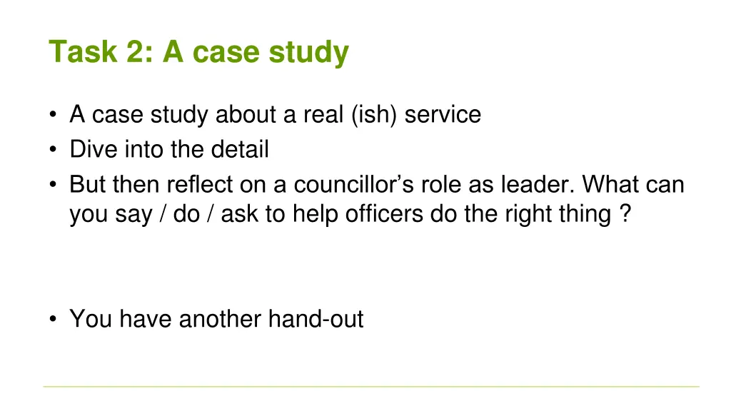 task 2 a case study