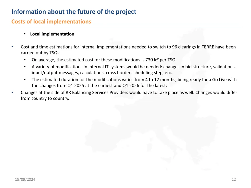 information about the future of the project 3