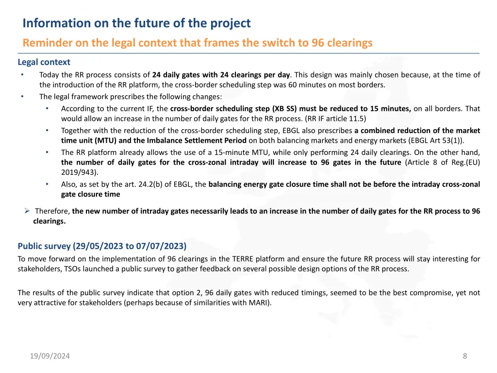 information on the future of the project